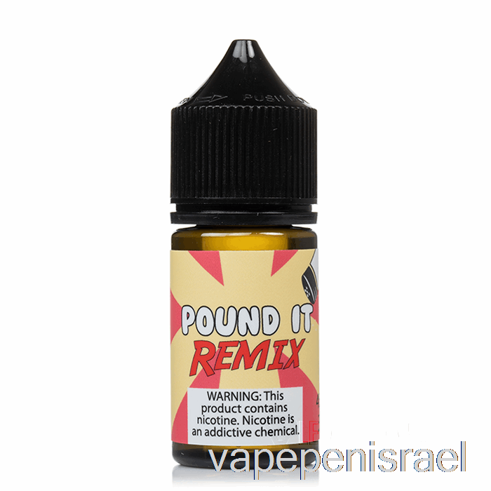 חד פעמי Vape Israel Pound It Remix - מלחים פייטר מזון - 30 מ"ל 25 מ"ג